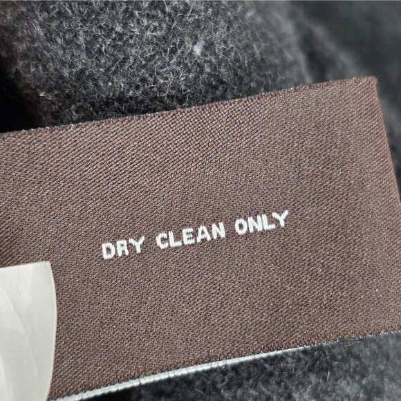 Mens Michael Kors Charcoal Gray Wool Blend Jacket Full Zip & Button Size M - Picture 8 of 8